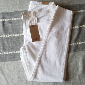 Zara white denim